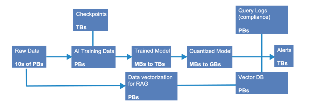 AI Storage requirements